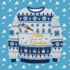 Busch Light Flowing Christmas Ugly Sweater