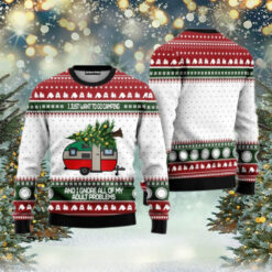 Camping Ugly Christmas Sweater