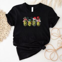 Canned Pickles Christmas Retro Pickle Santa Elf Reindeer Shirt