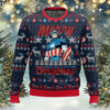 Captain American Christmas Ugly Sweater