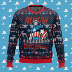 Captain American Christmas Ugly Sweater