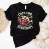 Cat santa cat lover cats for everybody Christmas 2024 T shirt