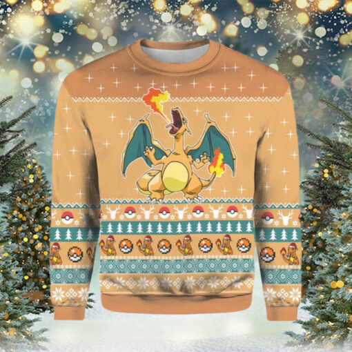 Charizard Christmas Ugly Sweater