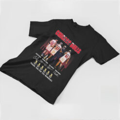 Chicago Bulls Scottie Pippen Michael Jordan Phil Jackson And Dennis Rodman Thank You For The Memories Signatures shirt