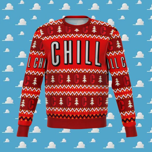 Chill Funny Ugly Christmas Sweater