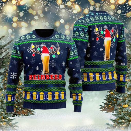 Christmas Beer Reindeer Ugly Christmas Sweater