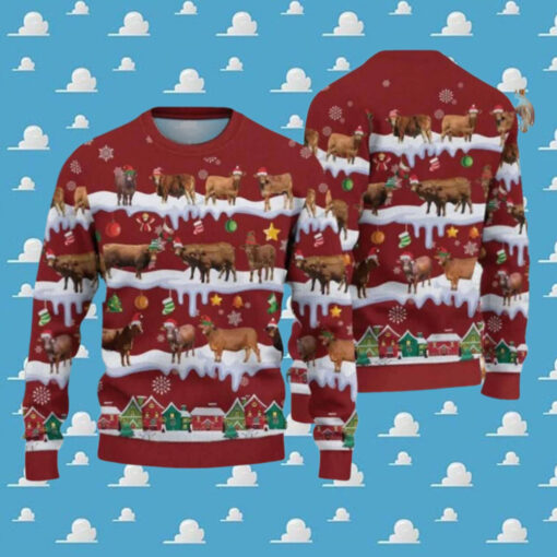 Christmas Cow Ugly Sweater