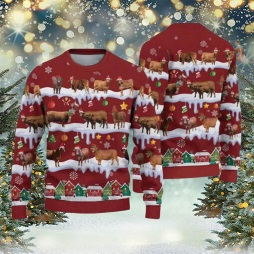 Christmas Cow Ugly Sweater