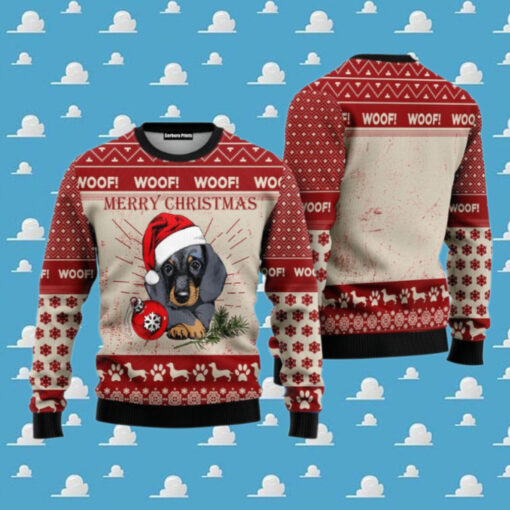 Christmas Dachshund Dog Ugly Christmas Sweater