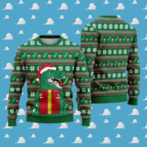 Christmas Dinosaur Ugly Christmas Sweater