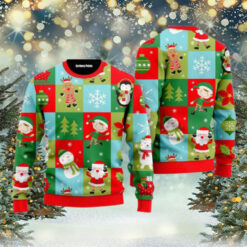 Christmas Holiday Pattern Ugly Christmas Sweater