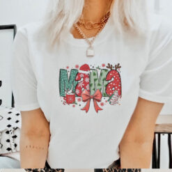 Christmas Mama Coquette Shirt