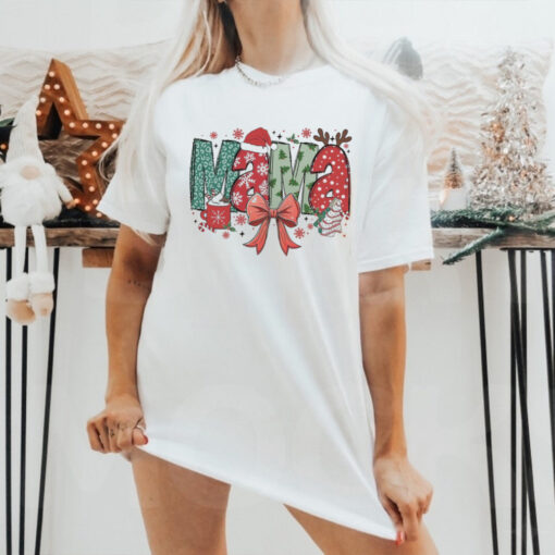 Christmas Mama Coquette Shirt