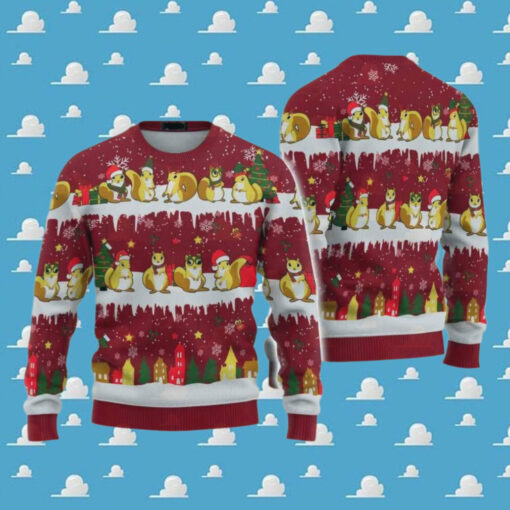 Christmas Squirrel Ugly Christmas Sweater