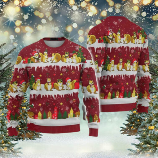 Christmas Squirrel Ugly Christmas Sweater