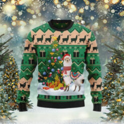 Christmas Tree Llama Ugly Christmas Sweater Gift