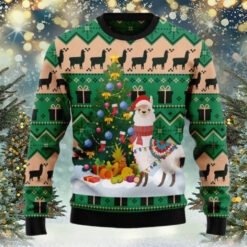 Christmas Tree Llama Ugly Christmas Sweater