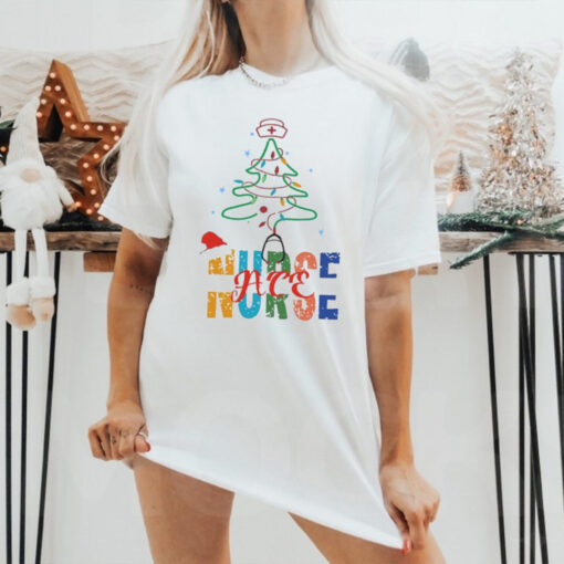 Christmas Tree Nurse Shirt, Christmas Shirt for Nurse, Xmas Nurse Pajama, Medical School Christmas Shirt