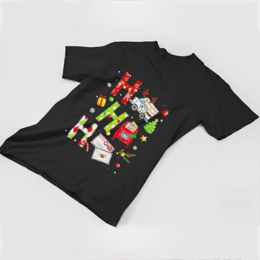 Christmas mailman ho ho ho holiday shirt