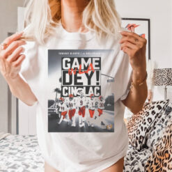 Cincinnati Bengals Vs Los Angeles Chargers Game Dey In Los Angeles Straight Outta Cincy Poster t shirt