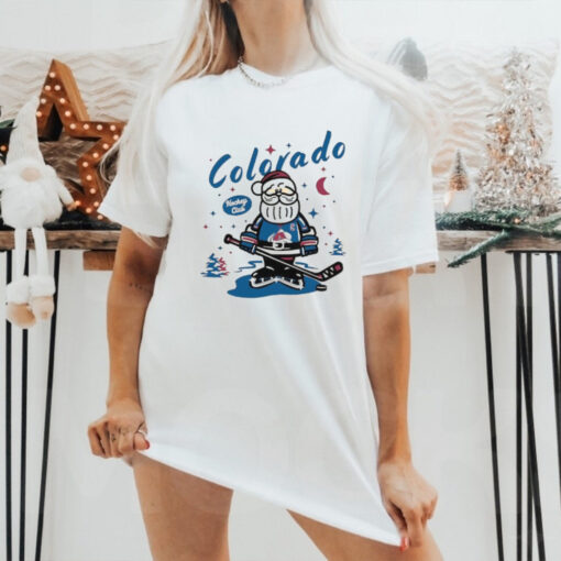 Colorado Avalanche Santa Claus Christmas 2024 shirt