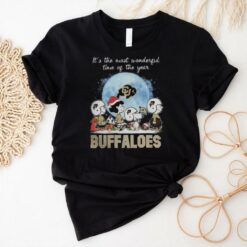 Colorado Buffaloes It The Most Wonderful Time Of The Year Peanut Characters Christmas Shirt