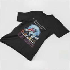 Columbus Blue Jackets It The Most Wonderful Time Of The Year Peanut Characters Christmas Shirt