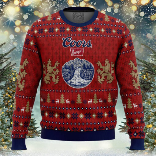 Coors Light Beer Ugly Christmas Sweater