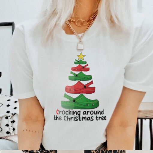 Crocking around the Christmas tree shirt