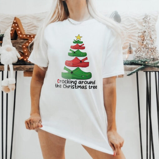 Crocking around the Christmas tree shirt