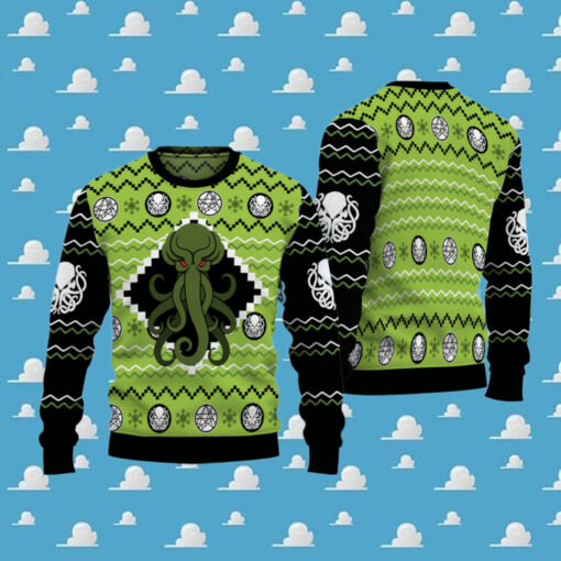 Cthulhu Ugly Christmas Sweater,