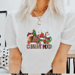 Cup Coffee Santa Current Mood Christmas 2024 T Shirt