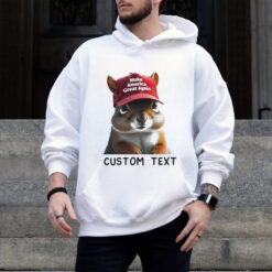 Custom Text The Squirrel Peanut Donald Trump T Shirt