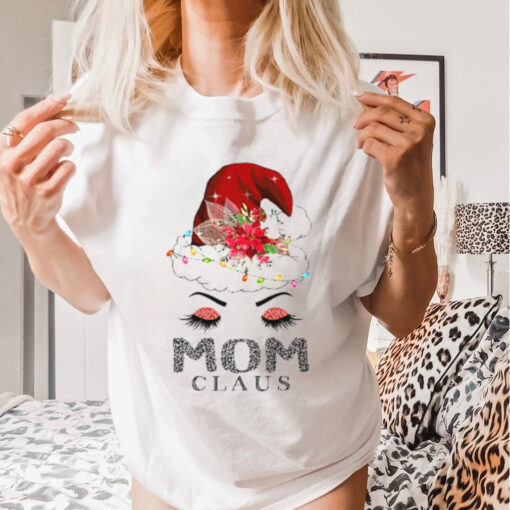 Cute Mom Claus Retro Santa Claus Happy Merry Christmas T Shirt