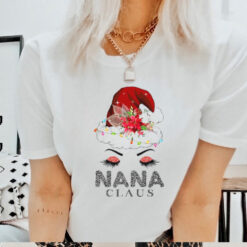 Cute Nana Claus Retro Santa Claus Happy Merry Christmas T Shirt