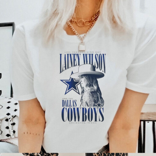 Dallas Cowboys Lainey Wilson Live Thanksgiving Day Arlington Texas Halftime Arlington T Shirts