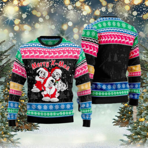 Dalmatian Dog Ugly Xmas Sweater