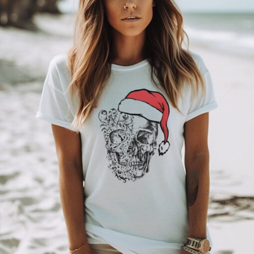 Deck The Halls With Skulls And Bodies Funny Christmas Shirt