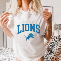 Detroit Lions Classic Arched Logo Shirt