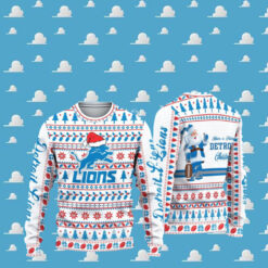 Detroit Lions Merry Christmas 2024 Have A Merry Detroit Christmas Ugly Sweater