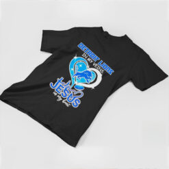 Detroit Lions in my veins Jesus in my heart shirt