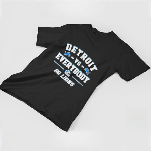 Detroit Lions vs everybody 60 Lions shirt