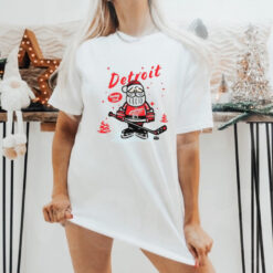 Detroit Red Wings Santa Claus Christmas 2024 shirt