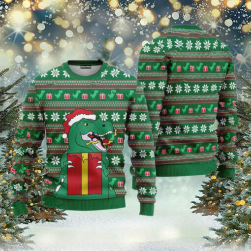 Dinasour Funny Ugly Christmas Sweater