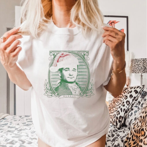 Dollar Bill Santa Christmas shirt