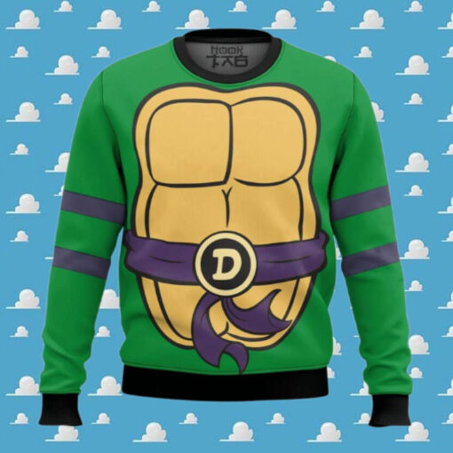 Don Outfit Teenage Mutant Ninja Turtles Ugly Christmas Sweater