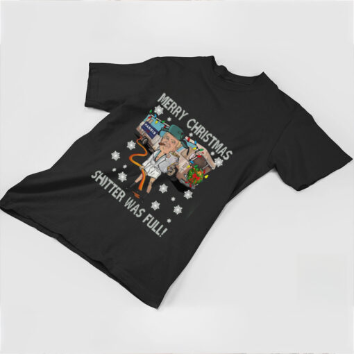 Donald Trump Shitter Was Full Christmas shirt