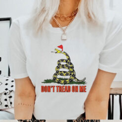 Don’t tread on me Christmas Gadsden flag T shirt