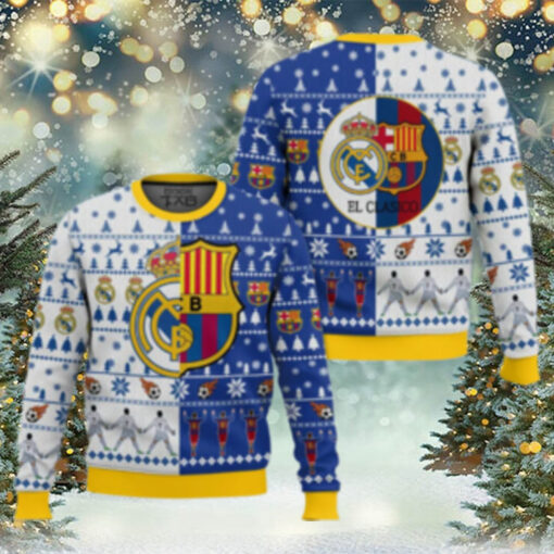 EL CLASICO Barcelona Real Madrid Ugly Sweater