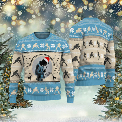 Elvis Presley I’ll Have A Blue Christmas Without You Ugly Christmas Sweater,